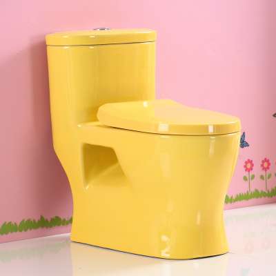 Kindergarten children Popular Sanitary Ware Ceramic One Piece WC Toilet