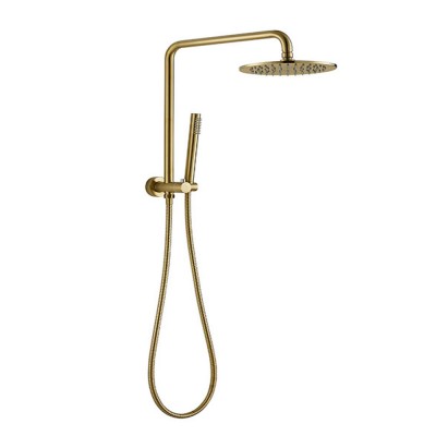 Wall mounted exposed rain fall  shower panel bathroom bathroom shower price in pakistan solid brass shower