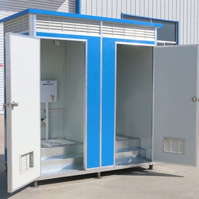 Outdoor Prefabricated Public Mobile Toilets Portable Cabin