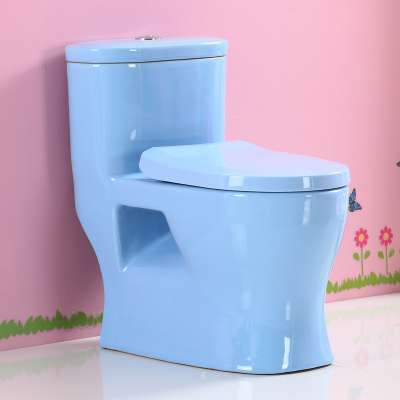 Colorful Cheap Sitting High Quality Chinese Bathroom Design Chinese Wc Toilet